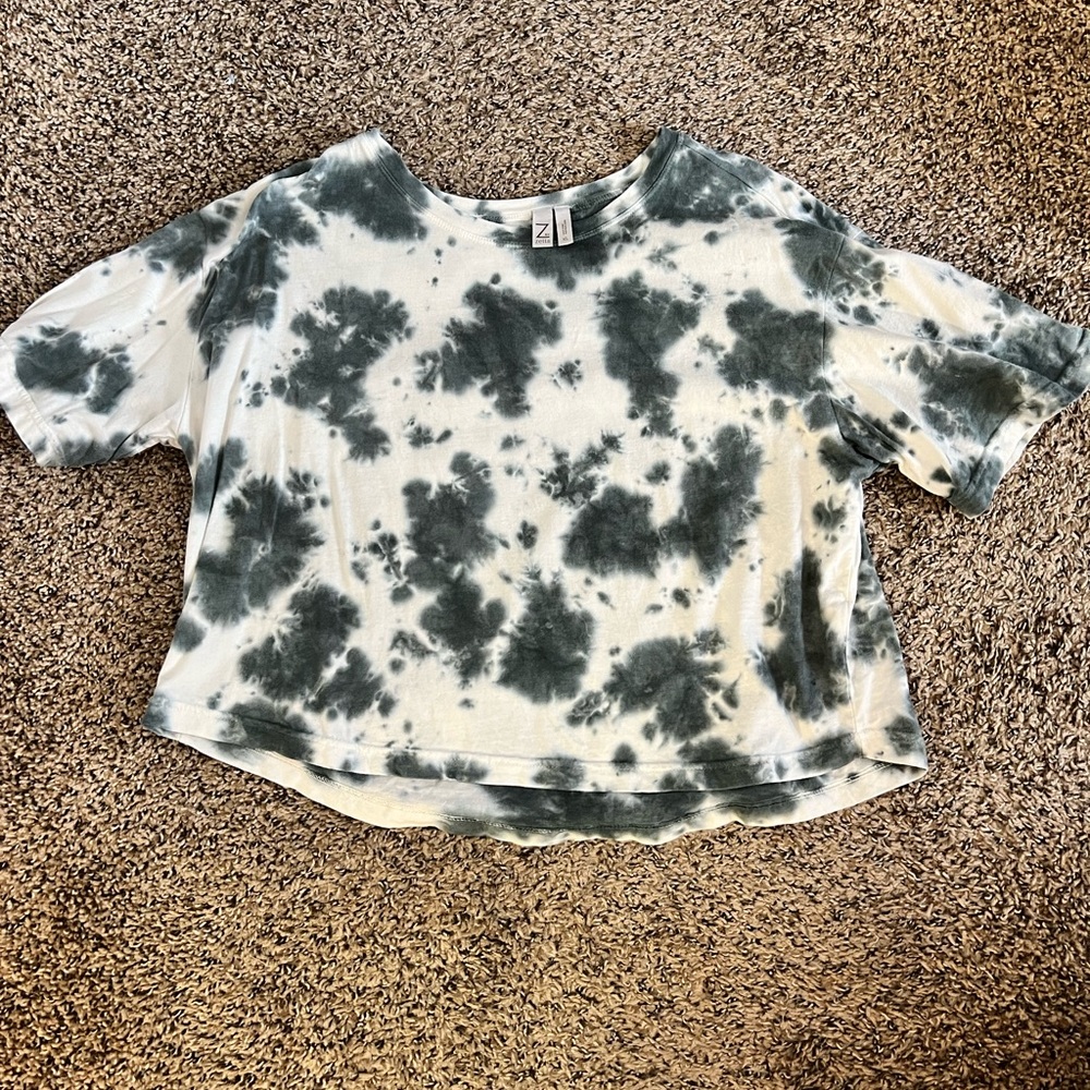 Zella cropped tie dye top XL